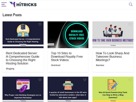 'hitricks.com' screenshot