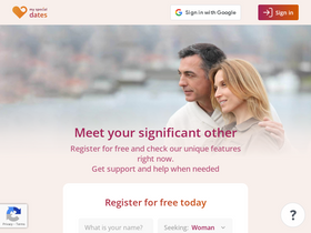 'myspecialdates.com' screenshot