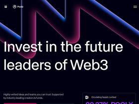 'poolz.finance' screenshot