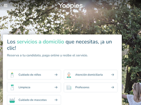 'yoopies.es' screenshot
