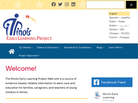 'illinoisearlylearning.org' screenshot