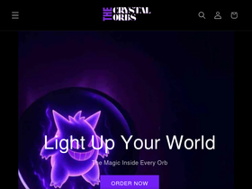 Thecrystalorbs website screenshot