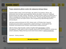 'kaiserkraft.pl' screenshot