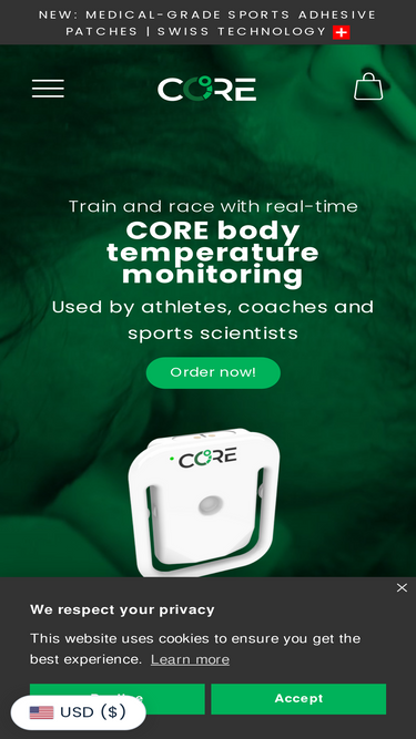corebodytemp.com