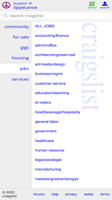 Craigslist Detroit Jobs Labor Gigs