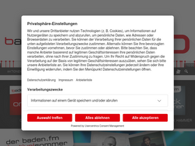 'baden.fm' screenshot