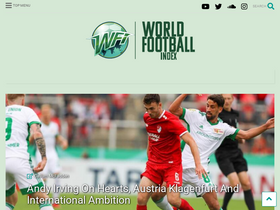 'worldfootballindex.com' screenshot