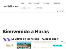 'harasdadinco.cl' screenshot