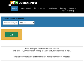 'pincodes.info' screenshot