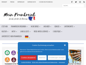 'meinfrankreich.com' screenshot