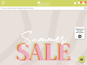 'thelittlegreenbag.de' screenshot