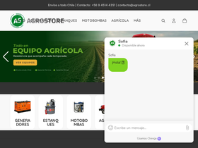 Agrostore homepage screenshot