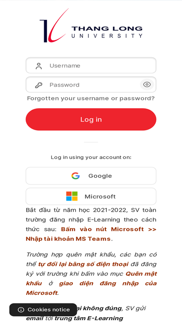 elearning.thanglong.edu.vn Traffic Analytics, Ranking & Audience ...