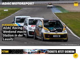'adac-motorsport.de' screenshot