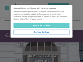 'theprivateclinic.co.uk' screenshot