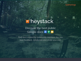 'heystacks.com' screenshot