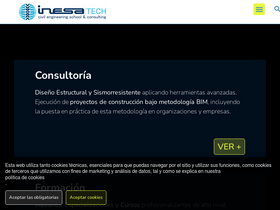 'inesa-tech.com' screenshot