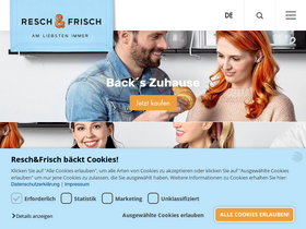 'resch-frisch.com' screenshot