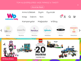 'welcomebaby.com.tr' screenshot
