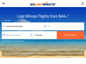 'golastminute.com' screenshot