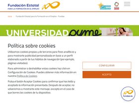 'fundae.es' screenshot