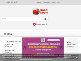 'nobelkitabevi.com.tr' screenshot