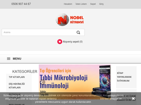 'nobelkitabevi.com.tr' screenshot
