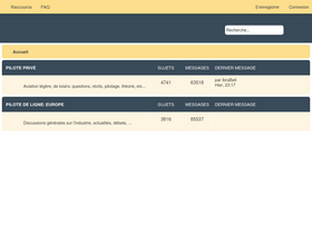 'aeronet-fr.org' screenshot