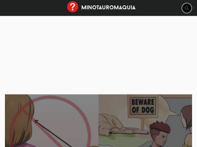 'minotauromaquia.com' screenshot