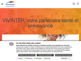 'vivinter.fr' screenshot