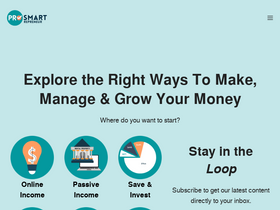 'prosmartrepreneur.com' screenshot