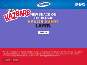 'hostesscakes.com' screenshot