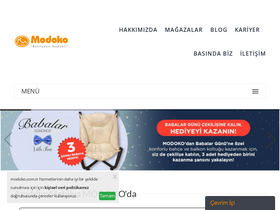 'modoko.com.tr' screenshot
