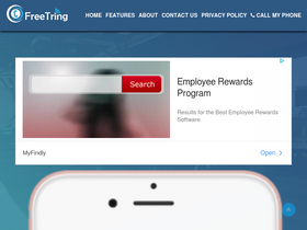 'freetring.com' screenshot
