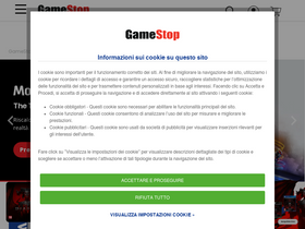 'gamestop.it' screenshot