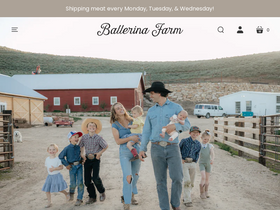 ballerinafarm.com homepage screenshot