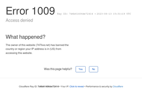 '747live.net' screenshot