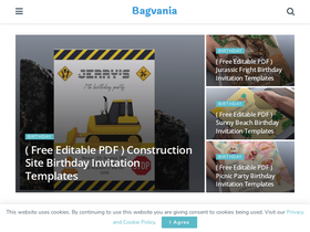 'bagvania.com' screenshot