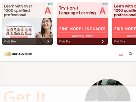 'obdadvisor.com' screenshot