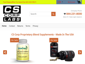 cscorplabs.us homepage screenshot