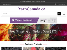 'yarncanada.ca' screenshot