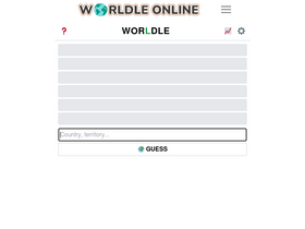 'worldle.online' screenshot