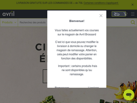 'avril.ca' screenshot