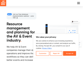 'rentman.io' screenshot