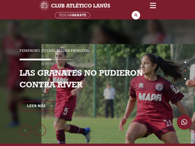 'clublanus.com' screenshot