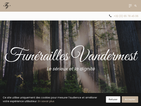 'pf-vandermest.be' screenshot