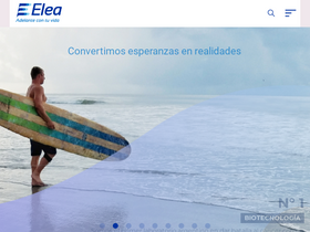 'elea.com' screenshot