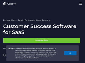 'custify.com' screenshot