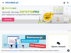 'oknotest.pl' screenshot