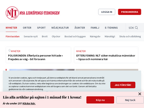 'nlt.se' screenshot